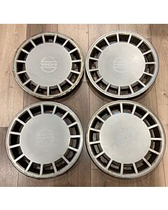 Wieldop Volvo, Set, 15 Inch, Wielkap, Wheel Cover, Hub Cap, Volvo 740, 240, 940, 960, S90, V90, 1392530, Gebruikt, Used